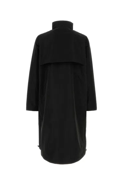 Entire Studios Coat Raincoat In Black