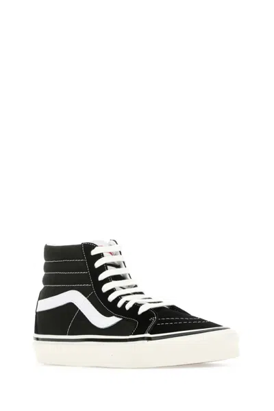 Vans Canvas High-top Sneaker In Black