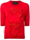 SIMONE ROCHA appliqué detail sweater,DRYCLEANONLY