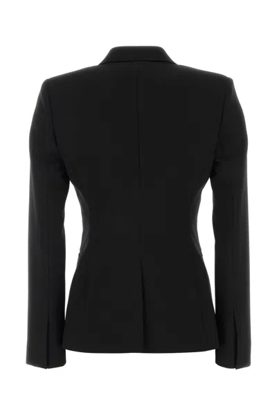 Gucci Wool Single-breasted Jacket In Black