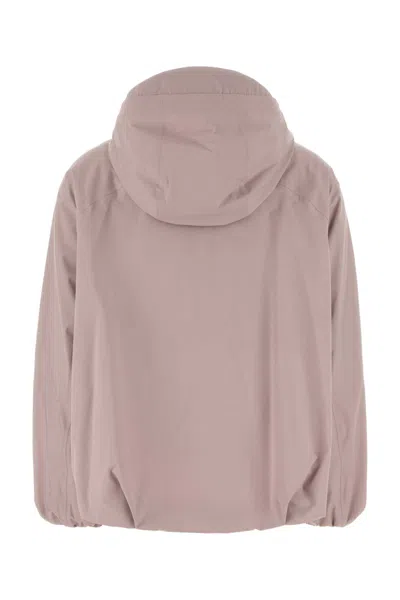 Herno Nylon Hooded Jacket In Pink