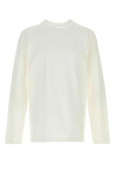 The Row White Cotton Leon T-shirt In White