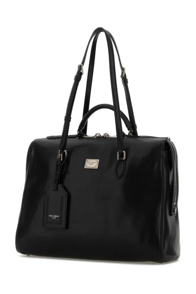 Dolce & Gabbana Top Handle Bag In Black