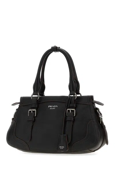 Prada Milano Shoulder Bag In Black