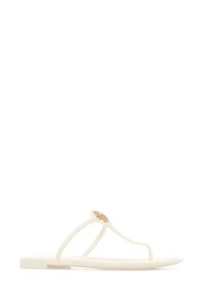 Tory Burch Mini Miller Sandal In White