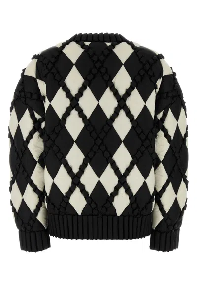 Raxxy Quilted Nylon Down Jacket In Black