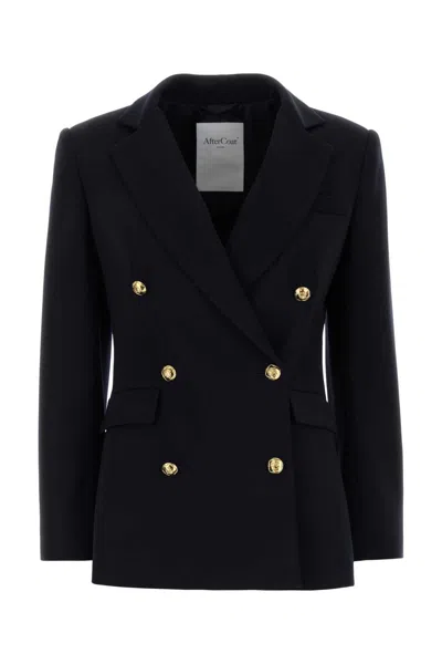 Aftercoat Wool Blazer With Cupro Lining In Black