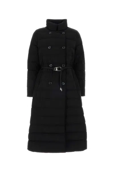 Moorer -style Raely Down Jacket In Nylon Blend In Black