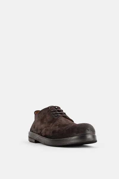 Marsèll Marsell Suede Derby Flat In Multi