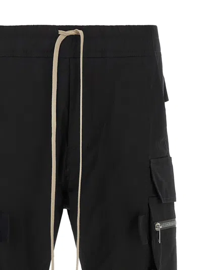 Rick Owens Cargo Pants In Black