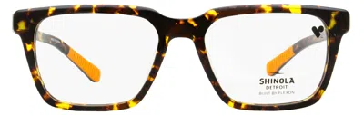 Shinola Sh15000 Flexon Rectangular Frames Eyeglasses In Multi