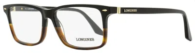Longines Lg5032 Rectangular Acetate Eyeglasses In Brown
