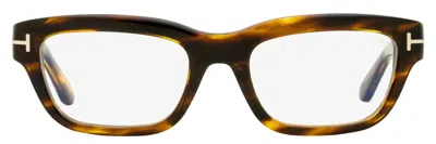 Tom Ford Tf6045-b Blue Block Rectangular Eyeglasses In Multi