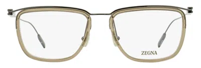 Zegna Ez5288 Floating Rectangular Eyeglasses In Multi
