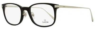 Omega Om5039 Rectangular Acetate-metal Eyeglasses In Multi