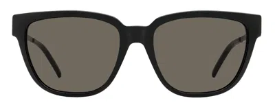 Saint Laurent Sunglasses Rectangular Frame Dark Lenses In Gray