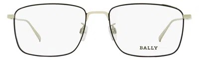 Bally By5027d Thin Rectangular Metal Eyeglasses In Multi
