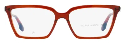 Victoria Beckham Vb2653 Flared Rectangular Acetate Eyeglasses In Red