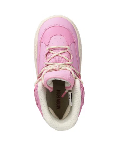 Moon Boot Park Sneaker Boot In Pink