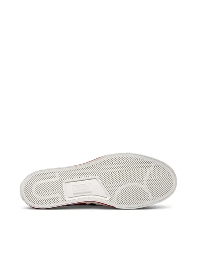 Comme Des Garçons Play Sneaker In Silver