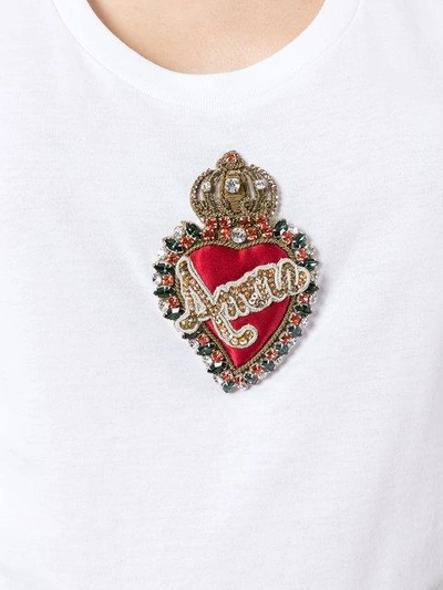 Shop Dolce & Gabbana Crown Logo Vest - White