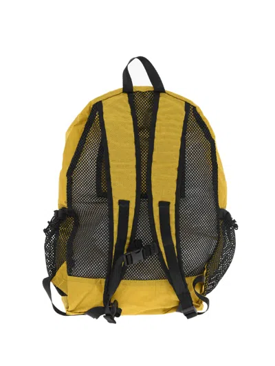 Woolrich Ripstop X Mesh Backpack In Yellow