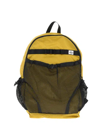 Woolrich Ripstop X Mesh Backpack In Yellow
