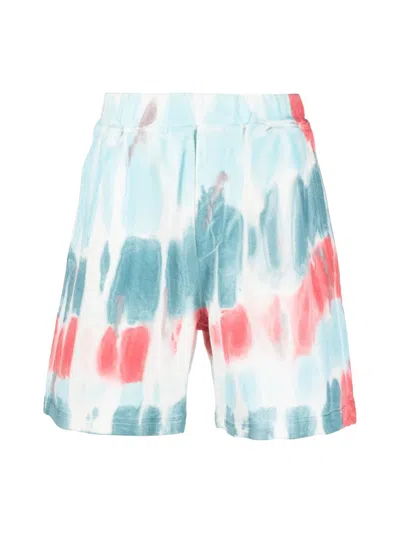 Dsquared2 Distressed-effect Cotton Shorts In Multi
