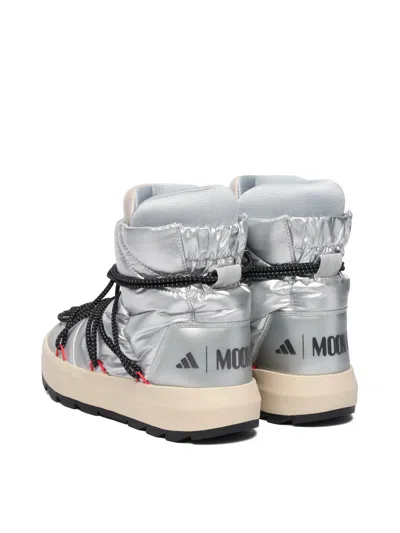 Moon Boot Ace Mid Boot In Silver