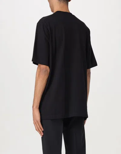 Dsquared2 Logo-embroidered Slouch Fit T-shirt In Black