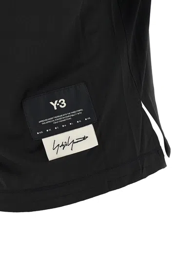 Y-3 W Run T-shirt In Black