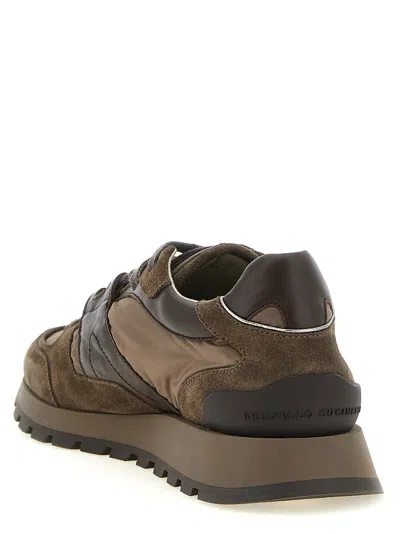 Brunello Cucinelli Active Sneaker In Brown