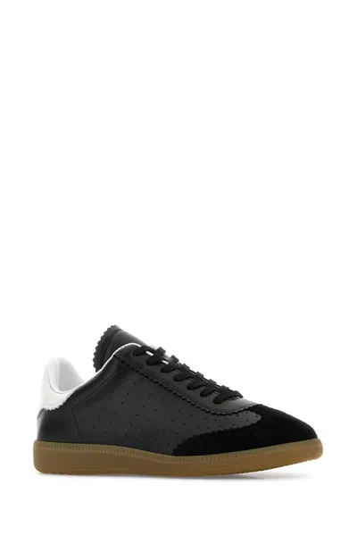 Isabel Marant Bryce Leather Sneaker In Black