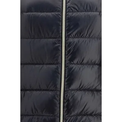 Herno Black Polyamide Full-length Jacket In Black