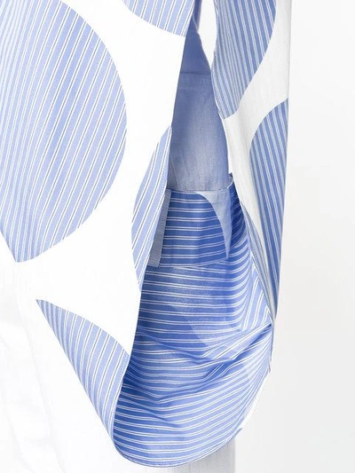Shop Stella Mccartney Manuela Multi-print Shirt - Blue