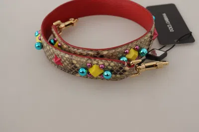 Dolce & Gabbana Shoulder Strap In Beige