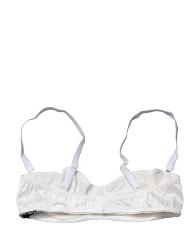 Dolce & Gabbana Semi-pad Underwire Balconette Bra In White