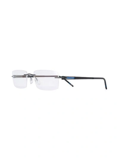 Shop Silhouette Rimless Rectangle Glasses