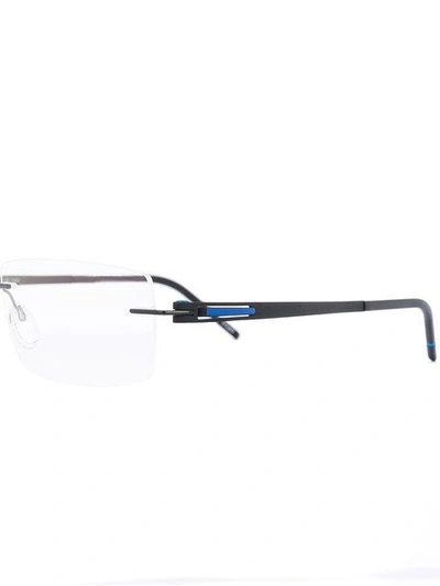 Shop Silhouette Rimless Rectangle Glasses
