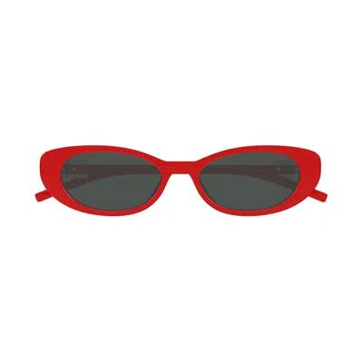 Gucci Eyewear G String Oval Frame Sunglasses In Multi
