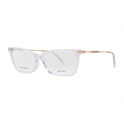 Marc Jacobs Rectangle Light Acetate Eyeglasses In Gray