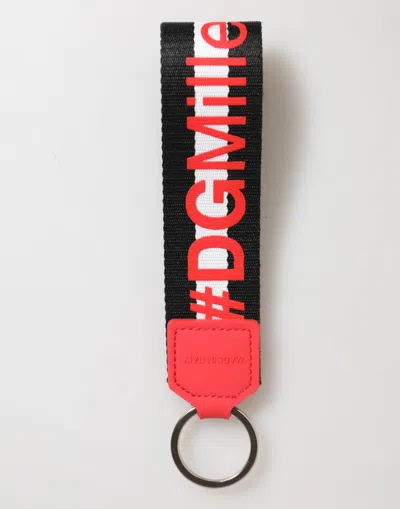 Dolce & Gabbana Logo-embroidered Key Case In Multi