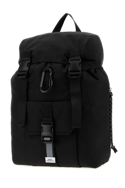 A.p.c. Backpack In Black