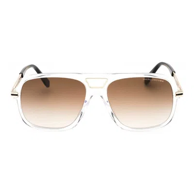 Marc Jacobs Rectangle-frame Sunglasses In Red