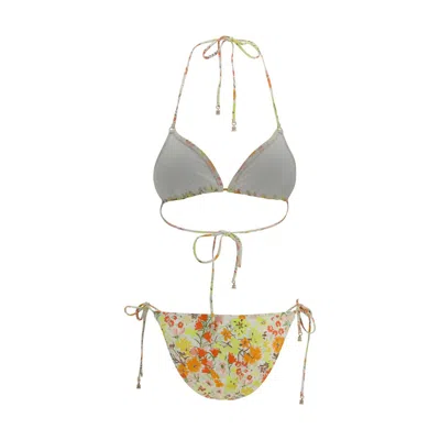 Zimmermann Multicolor Polyamide Bikini In Multi