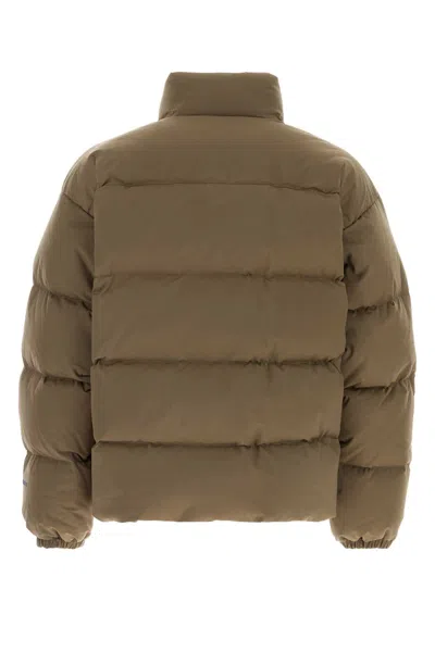 Jil Sander Polyester Down Jacket High Collar Puffer In Multi
