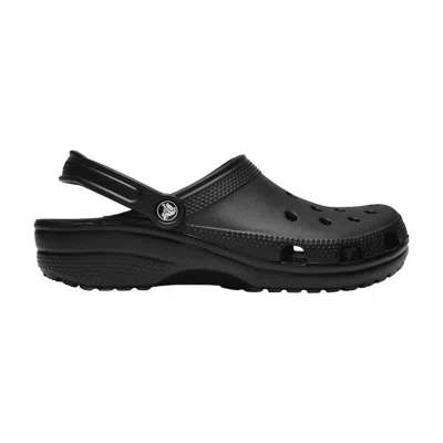 Crocs Perforated Clog Slipper In Black