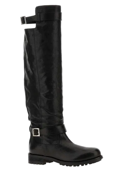 Jimmy Choo Biker Boot In Black