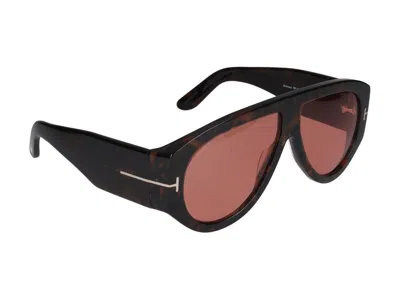 Tom Ford Ft1044 Injected Pilot Sunglasses In Brown