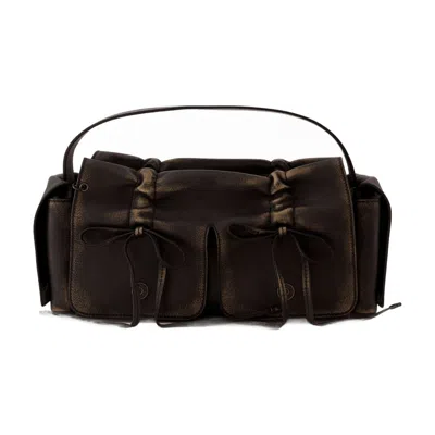 Acne Studios Shoulder Bag In Brown